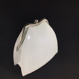 White womans clutch Stuart Weitzman  purse